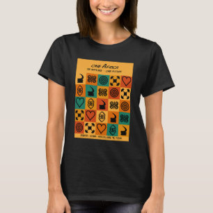 T-shirt Une Afrique – Adinkra – Ghana -
