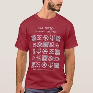 T-shirt Une Afrique – Nsibidi – Nigeria & Cameroun -