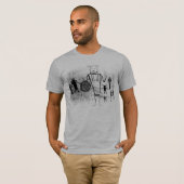 T-shirt Une autre pétroglyphe (Devant entier)