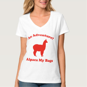 T-shirt Une aventure ? Alpague mes bagages