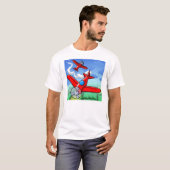 T-shirt Une aventure de vol (Devant entier)