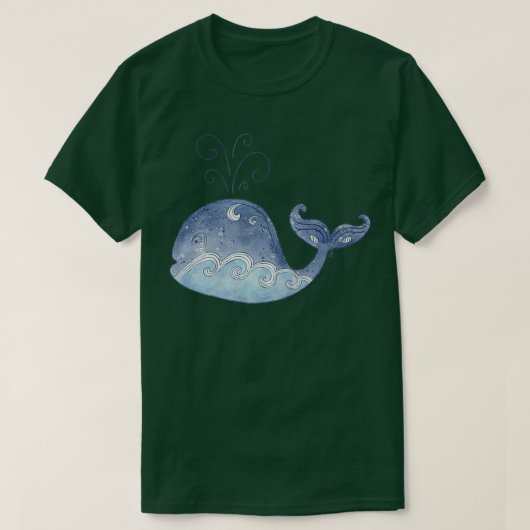 T-shirt Une baleine d'un conte 2 (Design devant)