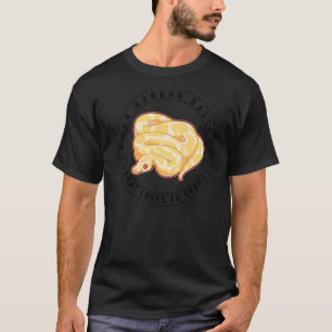 T-shirt Une Balle De Banane Qui Aime Attaquer La Balle Pyt