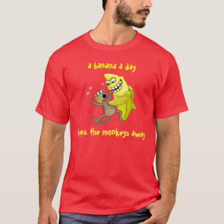 T-shirt une banane par jour