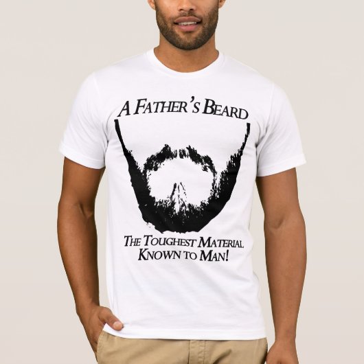 T-shirt Une barbe de pères (Devant)
