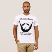 T-shirt Une barbe de pères (Devant entier)