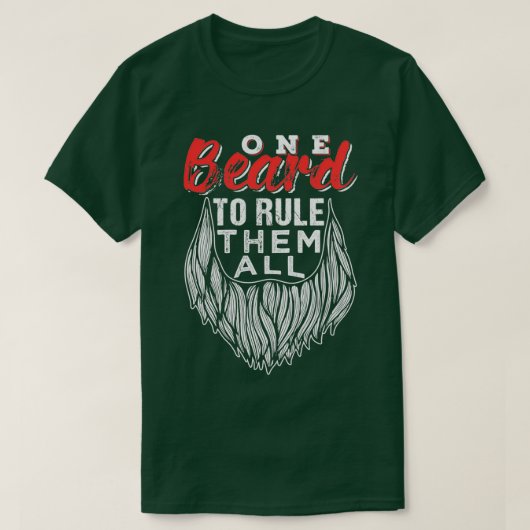T-shirt Une Barbe Pour Les Régler Toutes Les Fêtes des pèr (Design devant)