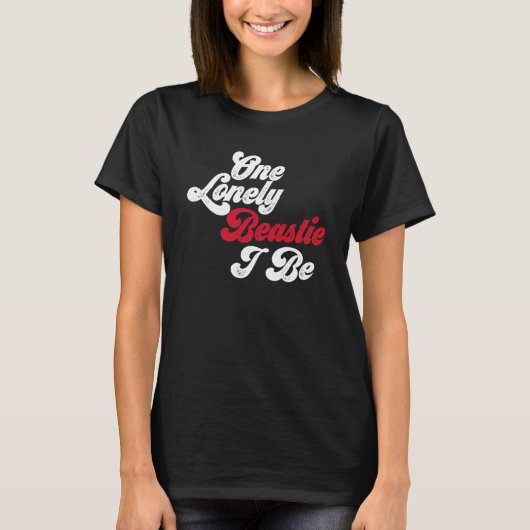 T-shirt Une Beastie Solitaire Que Je Sois. (Devant)