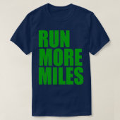 T-shirt Une Belle Course Pour Les Coureurs Dit QuotRun Plu (Design devant)