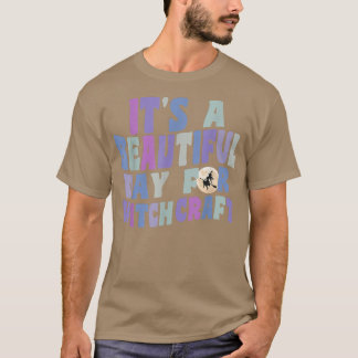 T-shirt Une belle journée pour Witchcraft Retro Witch Ac