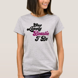 T-shirt Une Bête Solitaire Je Suis.