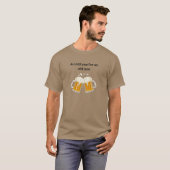 T-shirt Une bière fraîche (Devant entier)