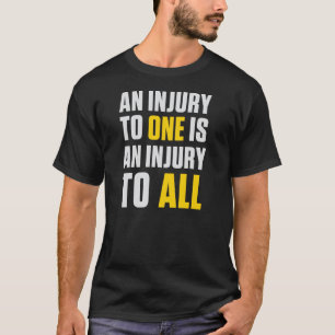 T-SHIRT UNE BLESSURE À UNE