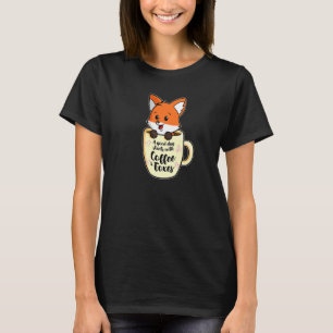 T-shirt Une Bonne Journée Avec Café Et Renards Fox Café 3