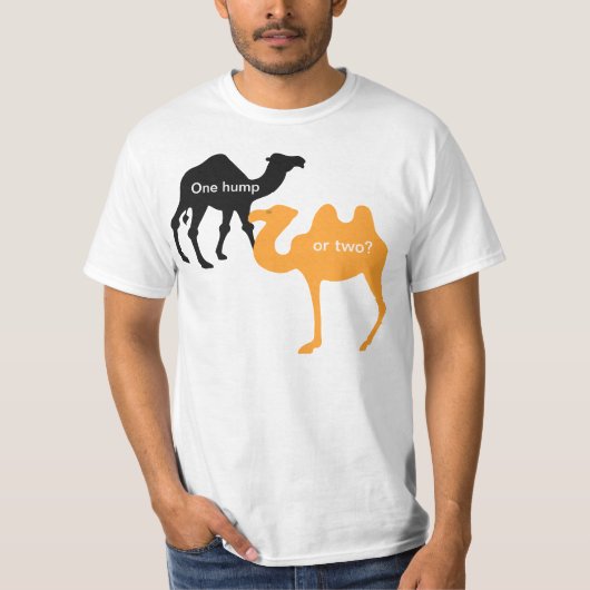 T-shirt Une bosse ou deux ? (Devant)