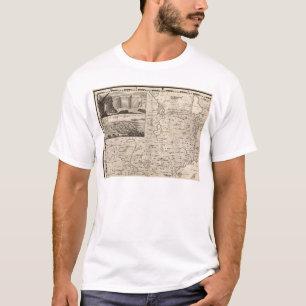 T-shirt Une carte de l'Empire Britannique en feuille 1 de