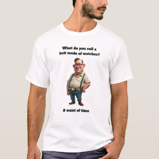 T-shirt Une ceinture de temps drôle Graphisme