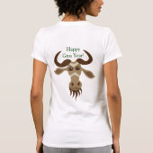 T-shirt Une certaine année de gnou de Moose_Happy de (Dos)