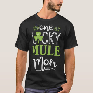 T-shirt Une chanceuse maman de mulet Irlandaise de cheval 