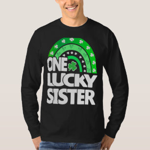 T-shirt Une Chanceuse Soeur Filles Toddler Irlandais Rainb