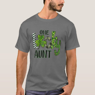 T-shirt Une Chanceuse Tante Shamrock Saint Patrick's Day