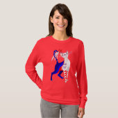 T-shirt Une chemise américaine de Chat-étoile (Devant entier)