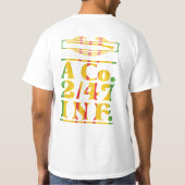 T-shirt Une chemise de panthère de Cie. 2/47th FNI (Dos)