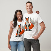 T-shirt Une chemise orange plus docile de Salk de psyché (Unisexe)