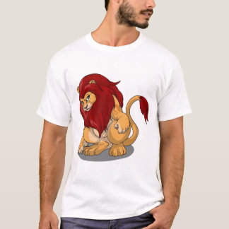 T-shirt Une chemise rouge plus docile de Gyar de psyché
