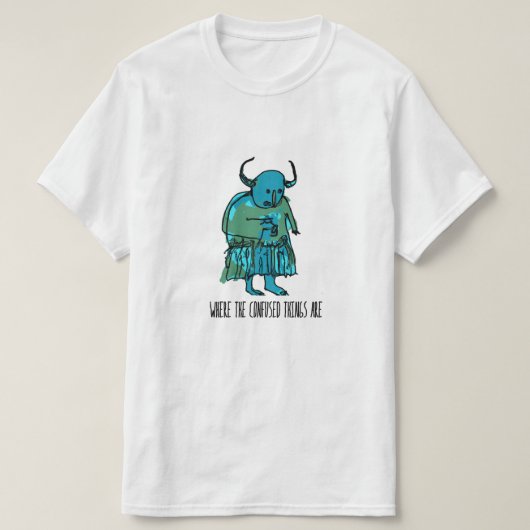 T-shirt Une chose confuse (Design devant)