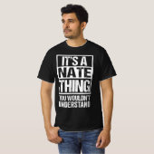 T-shirt Une chose innée que vous ne comprendriez pas le pr (Devant entier)