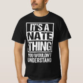 T-shirt Une chose innée que vous ne comprendriez pas le pr (Devant)
