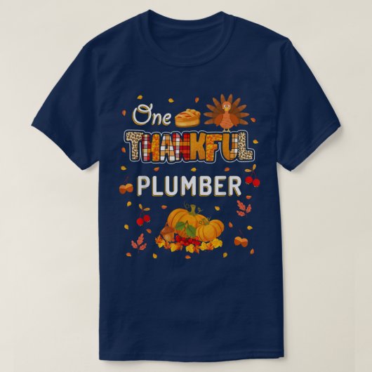 T-shirt Une Chute De Plomberie Remerciée Feuilles De Plomb (Design devant)