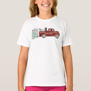 T-shirt Une collection de Noël très bariolée