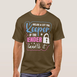 T-shirt Une conception révélatrice du genre pour un gardie