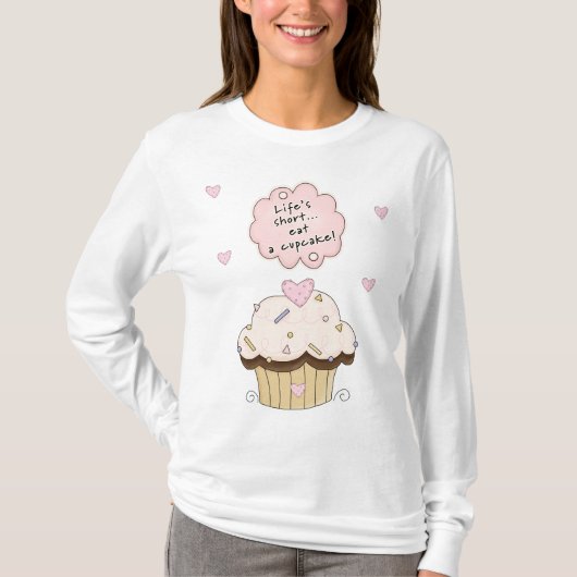 T-shirt Une consommation un petit gâteau (Devant)