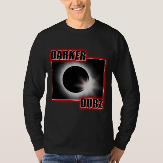 T-shirt Une copie rouge PLUS FONCÉE de DUBZ Dubstep (Devant)