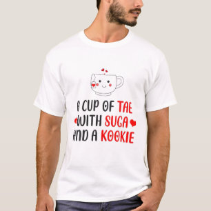 T-shirt Une Coupe De Tae Avec Suga Et Un Kookie - Drame Co