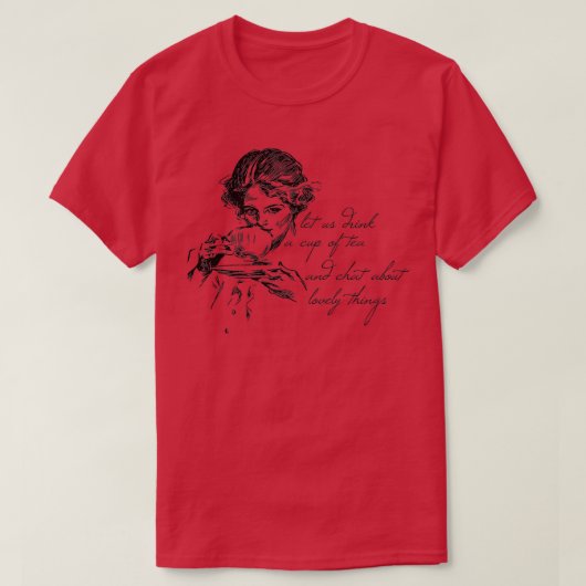 T-shirt Une coupe de thé (Design devant)