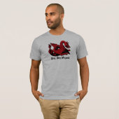 T-shirt Une créature chaude de dragon de désordre (Devant entier)