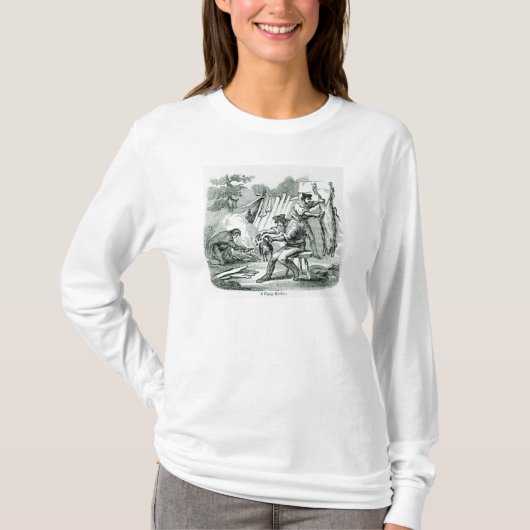 T-shirt Une cuisine de camp, 1856 (Devant)
