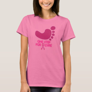 T-shirt une étape pour le cancer