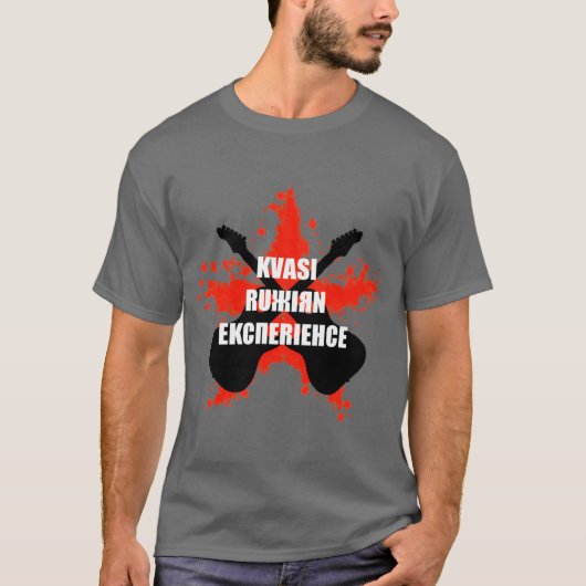T-shirt Une expérience russe quasi (Devant)