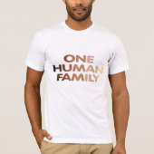 T-shirt Une famille humaine (Devant)