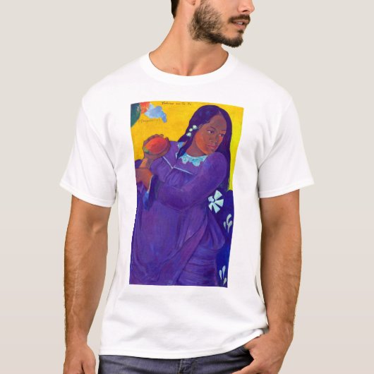 T-shirt Une femme avec un manchot, Gauguin (Devant)
