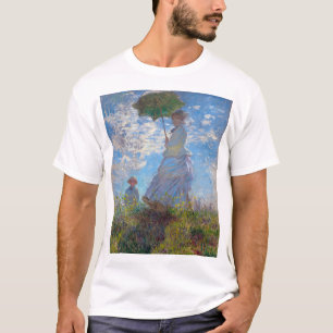 T-shirt Une femme avec un parasol, Monet