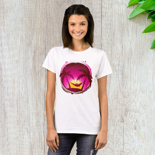 T-shirt Une Femme Dans Un Hamac