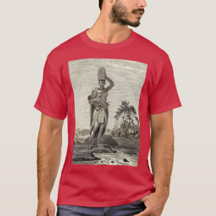 T-shirt Une femme de Kora Hottentot avec une cruche à la t