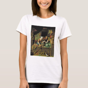 T-shirt Une femme et un marchand ambulant de poissons,