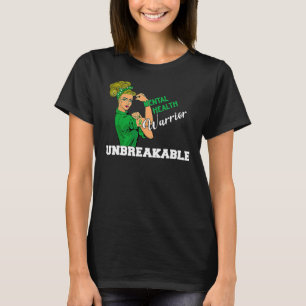 T-shirt Une femme guerrière indestructible forte santé men